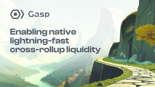 Gasp: Enabling native, lightning-fast cross-rollup liquidity