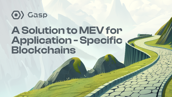 A Solution to MEV for Application-Specific Blockchains